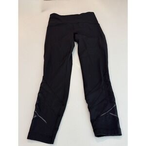 Lululemon Black Yoga Fitness Tight Leggings Workout Pants Women's Size‎ 6
